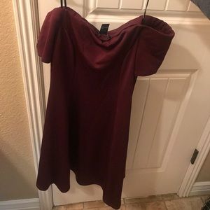Maroon dress
